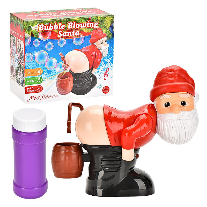 Funny Santa Bubble Blowing Machine