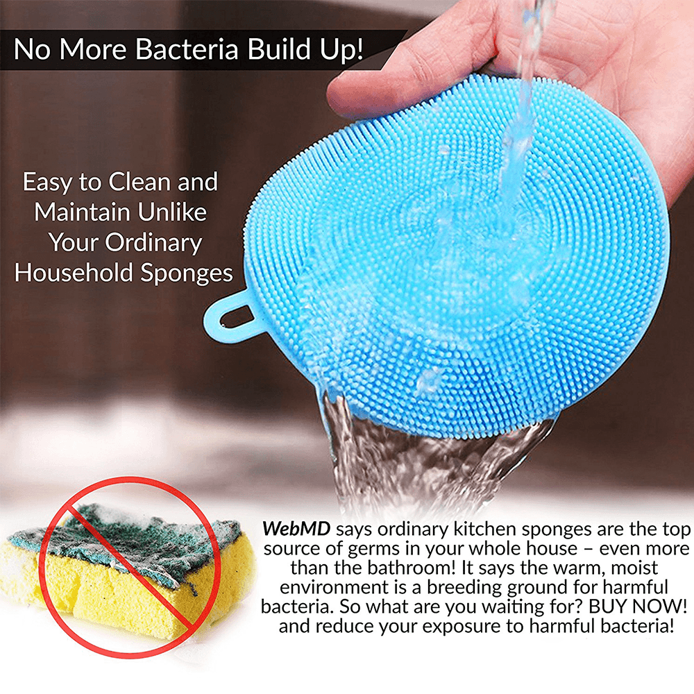 Hirundo Silicone Multi-purpose Scrubber Sponge