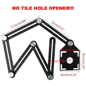 Multi-functional six-fold ruler and twelve-fold ruler