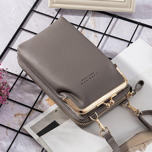 2020 New Fashion Women Phone Bag Solid Crossbody Bag