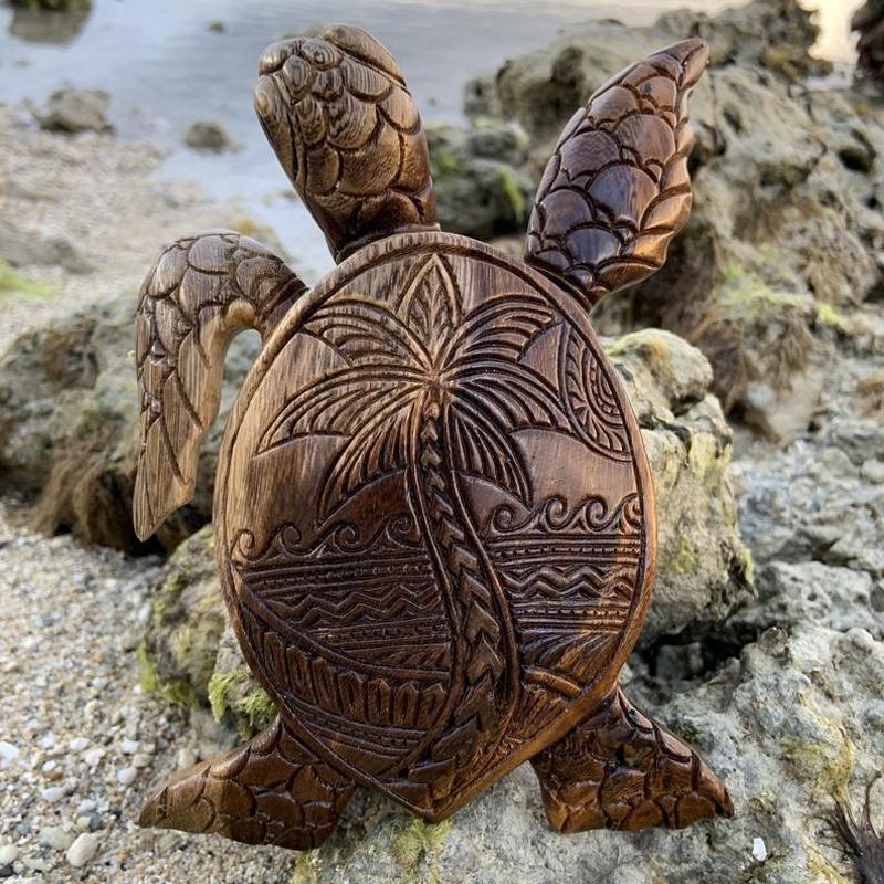 Hawaiian Turtle Resin Ornament