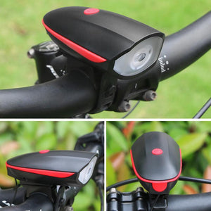 Bicycle USB Charging Horn Front Light