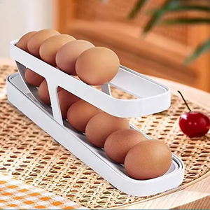 2023 New Automatic Roll-Down Double-layer Egg Dispenser