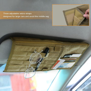 Tactical Car Visor Organizer