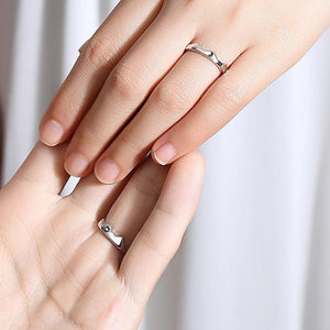 925 Sterling Silver Couple Rings