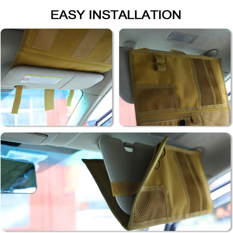 Tactical Car Visor Organizer