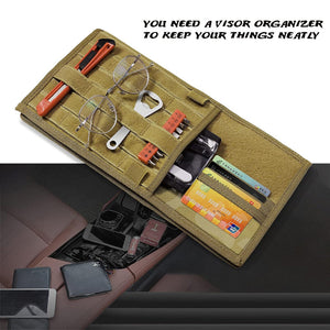 Tactical Car Visor Organizer