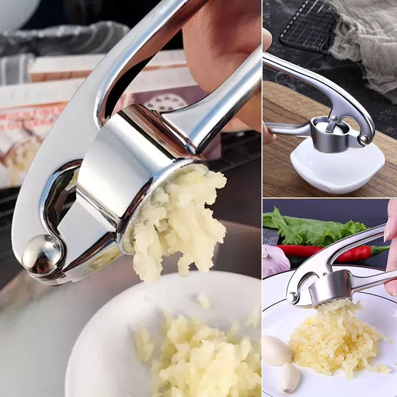 Stainless Steel Garlic Press