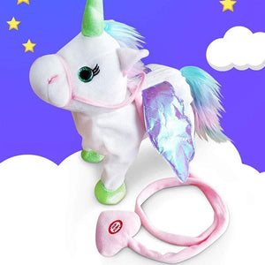 WALKING & SINGING UNICORN PLUSH TOY