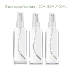 Portable Bottles Empty Clear Plastic Fine Mist Spray Bottles (3 PCs)