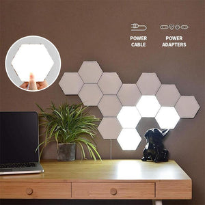 Hexagonal Wall Lamp Creative Geometry Assembly