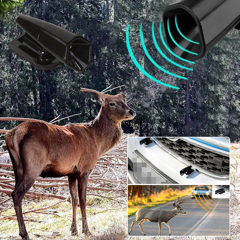 🦌Ultrasonic Deer Warning Whistle Repeller for Car