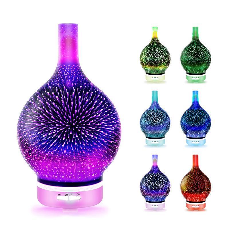 Colorful Glass Aroma Humidifier