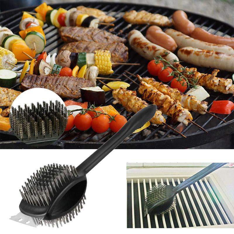 Barbecue Grill Brush with Scraper