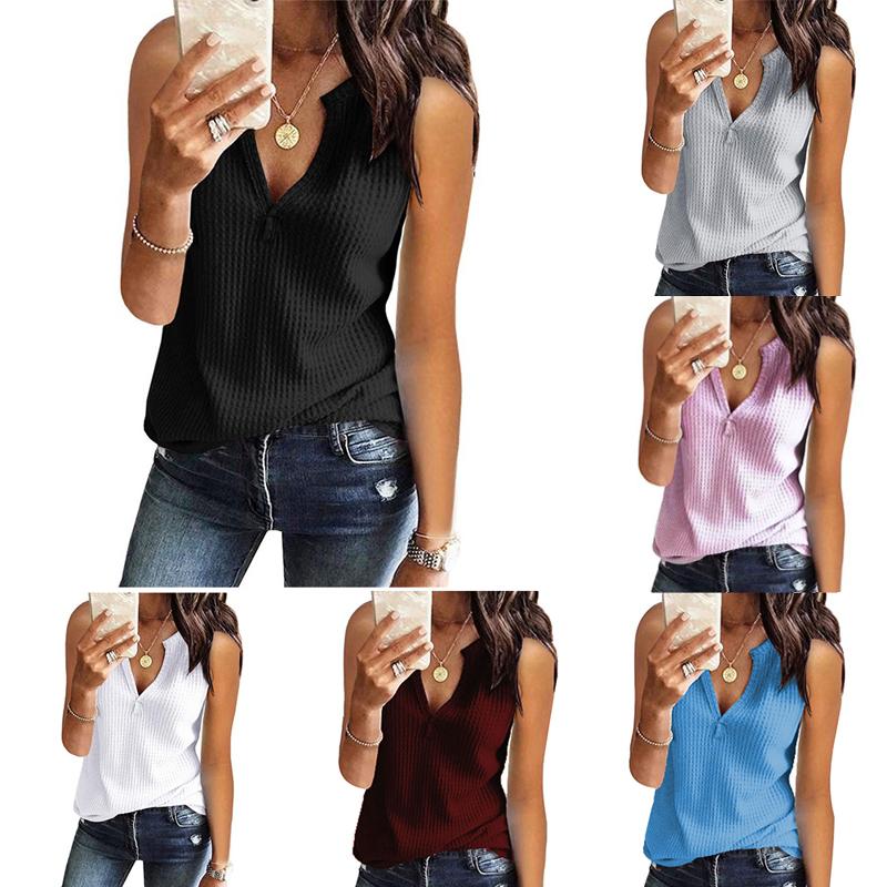 Summer V Neck Soft Cozy Vest