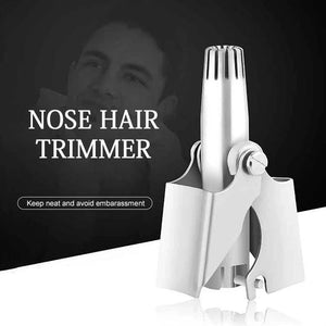 Manual Stainless Steel Nose Hair Trimmer