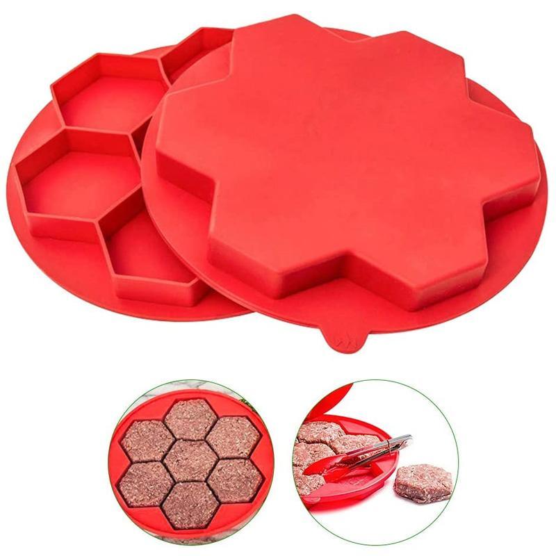 Hexagonal Burger Meat Mold