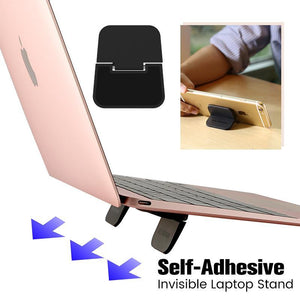 Self-Adhesive Invisible Laptop Stand