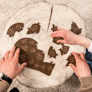 Reasons I Love You Heart Shaped Puzzle Gifts for Your Loved Ones