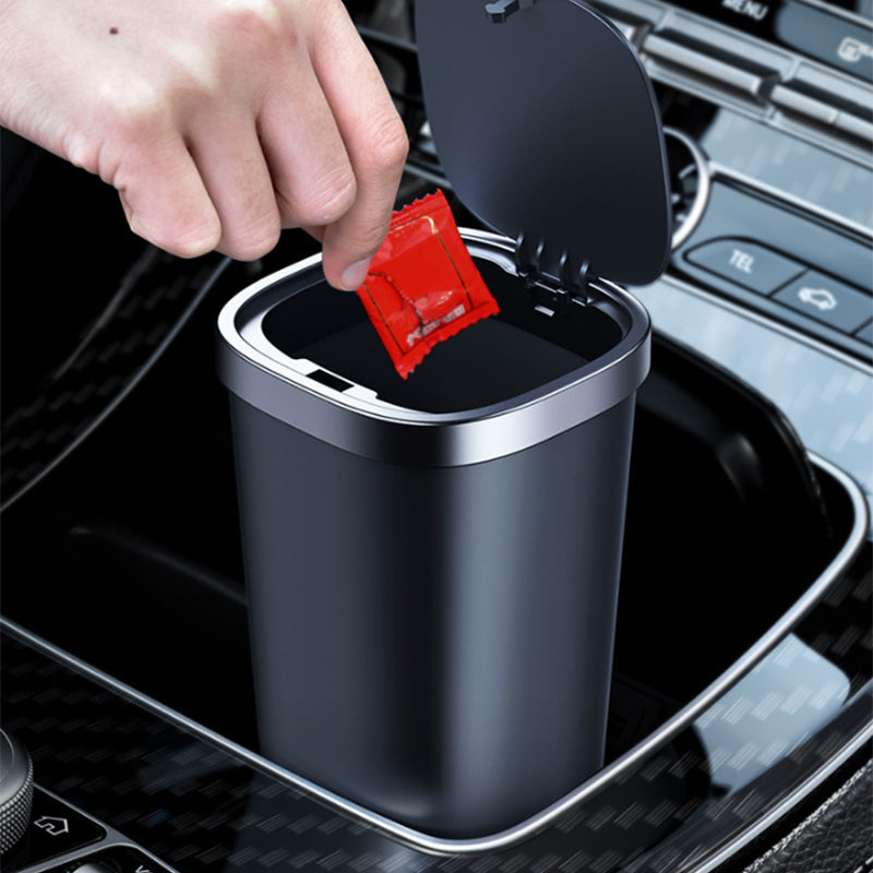 Mini Car Trash Can with Lid