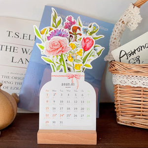 2024 Bloomy Flowers Desk Calendar