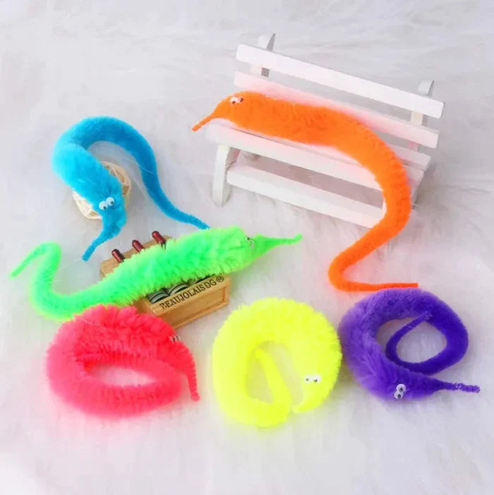 ♾️Twisty Fuzzy Worm Toys