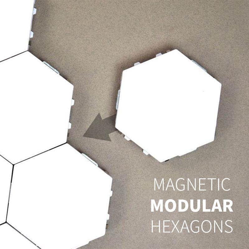 Hexagonal Wall Lamp Creative Geometry Assembly