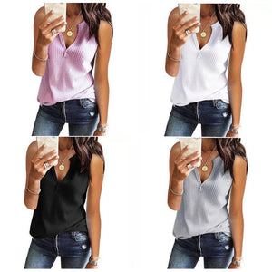 Summer V Neck Soft Cozy Vest