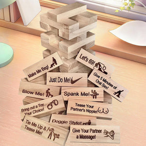 Super Naughty Block Tower Jenga Game