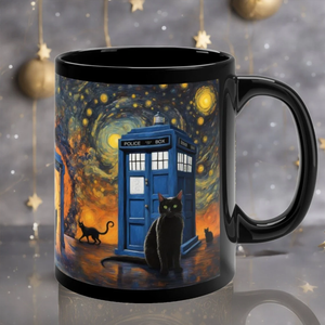 🐈‍⬛Doctor Inspired Tardis Mug