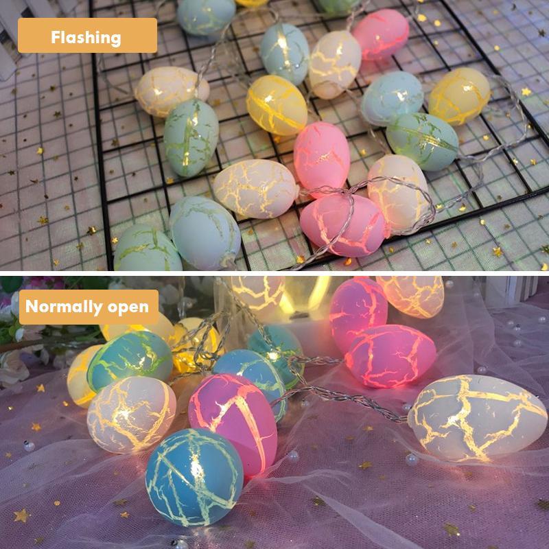 Colorful Egg String Lights