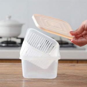 Transparent Double-layer Sealed Storage Box