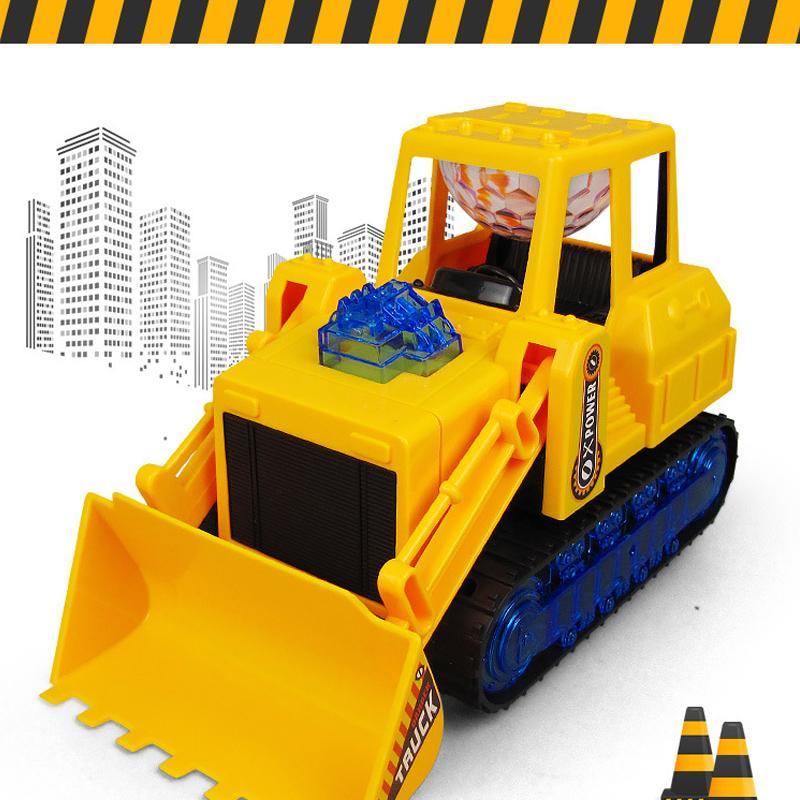 Simulated Electric Bulldozer Excavator