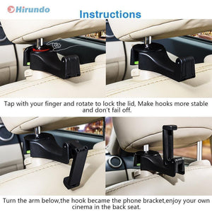 Hirundo Car Headrest Hook