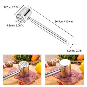 Stainless Steel Tenderizer Meat Hammer