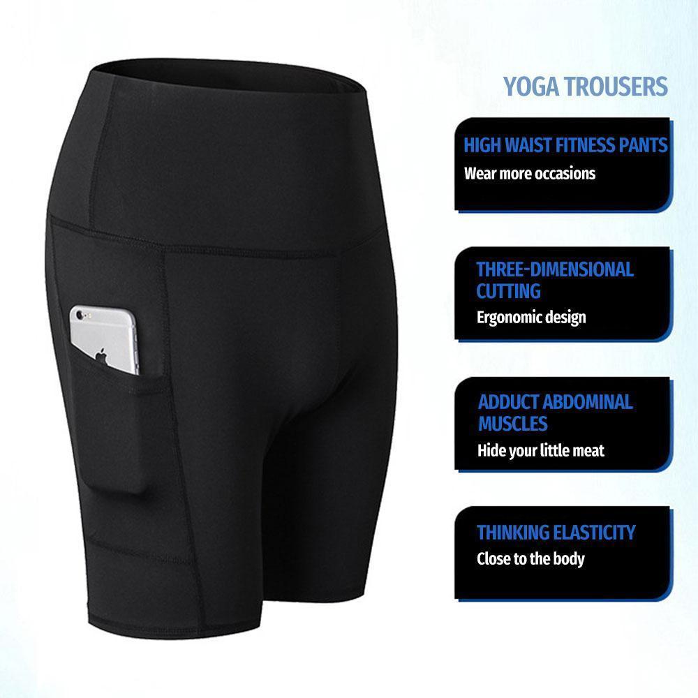 High Waist Workout Running Yoga Shorts