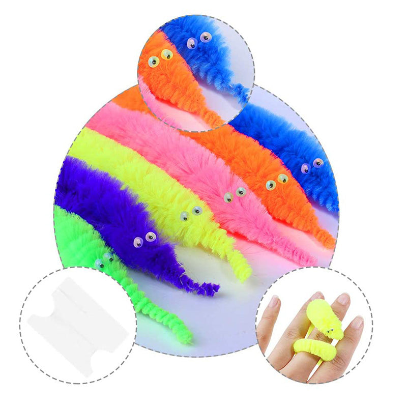 ♾️Twisty Fuzzy Worm Toys