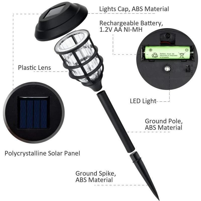 Solar Powered Waterproof Garden Lights