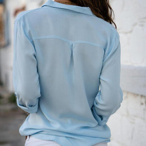 V-Neck Chiffon Shirt