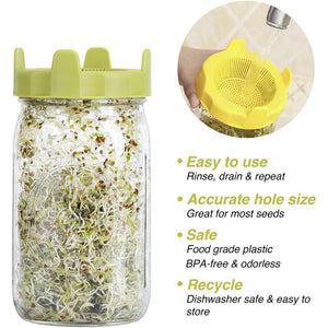 Microgreens Sprouting Jar Lid