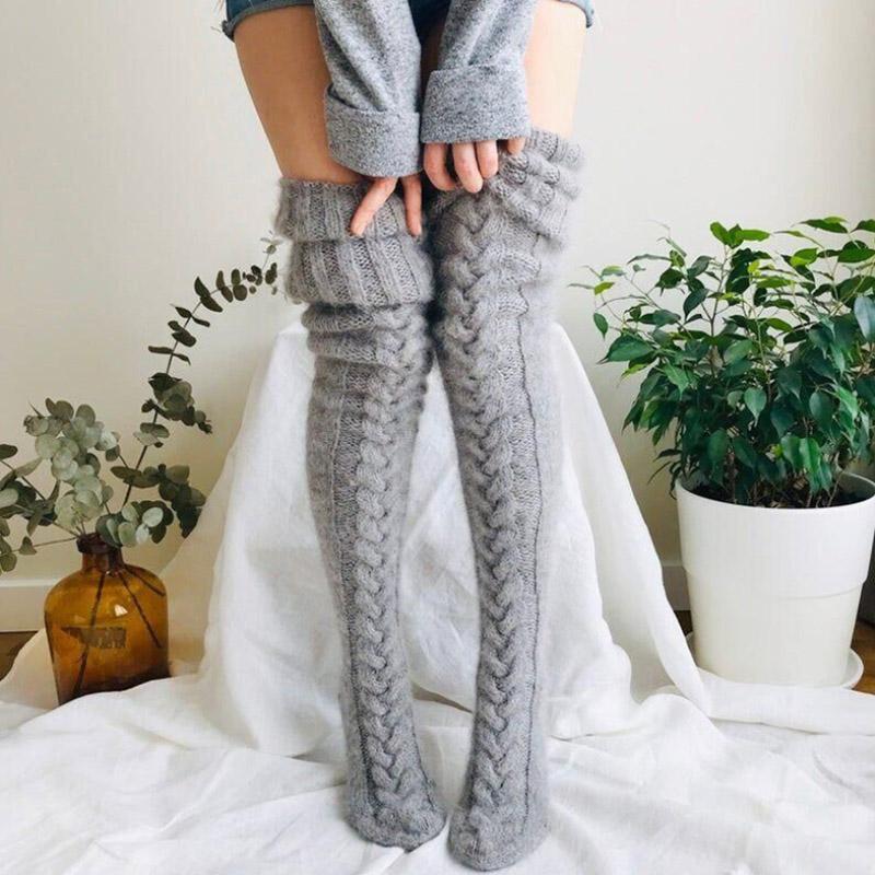 Hand-knitted Winter Stockings