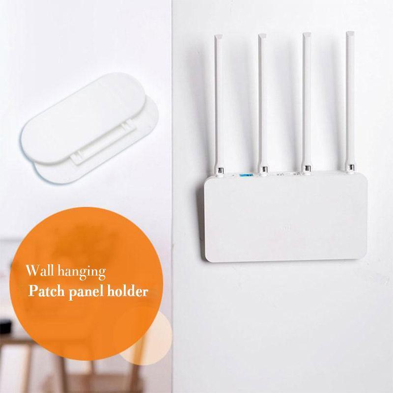 Punch-Free Wall Hanging Patch Panel Holder