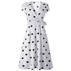 Lady Fashionable Dotted Dress