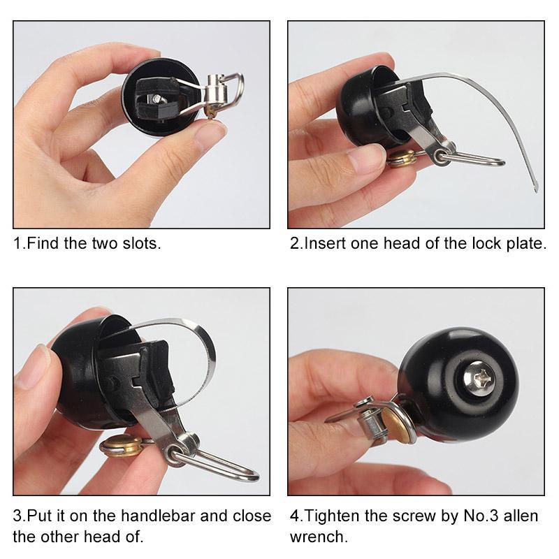 Folding Bicycle Horn Bike Bell