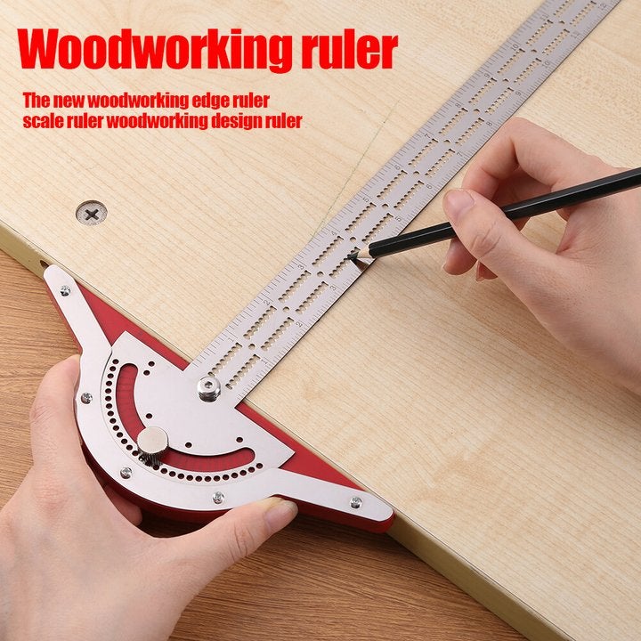 Adjustable Woodworkers Edge Rule