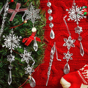 Crystal Christmas Snowflake Ornaments