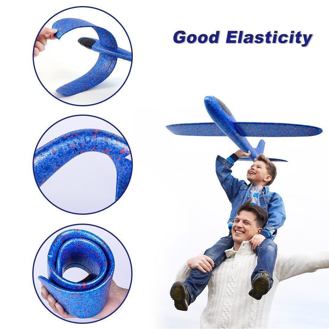 Foam Plastic Flying Glider Airplane(2PCS)