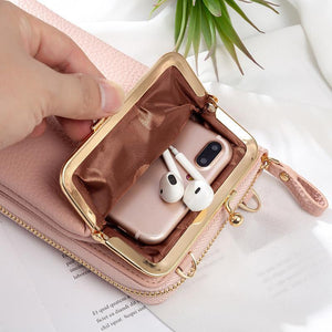 2020 New Fashion Women Phone Bag Solid Crossbody Bag