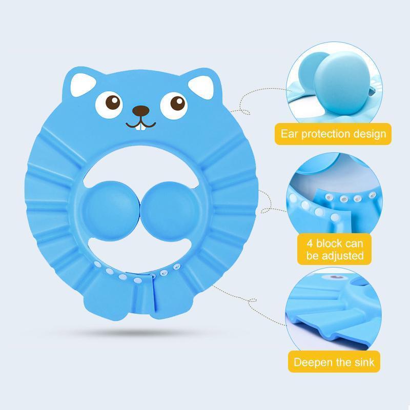 Adjustable Baby Kids Bath Shower Cap