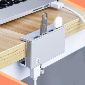 Mountable Desk Side USB 3.0 Adapter Hub 👩🏻‍💻 👨🏻‍💻